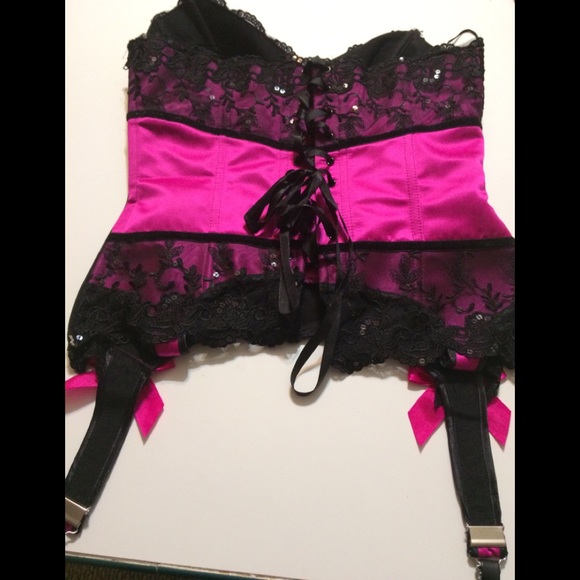 Hot Pink Corsett - Picture 1 of 3